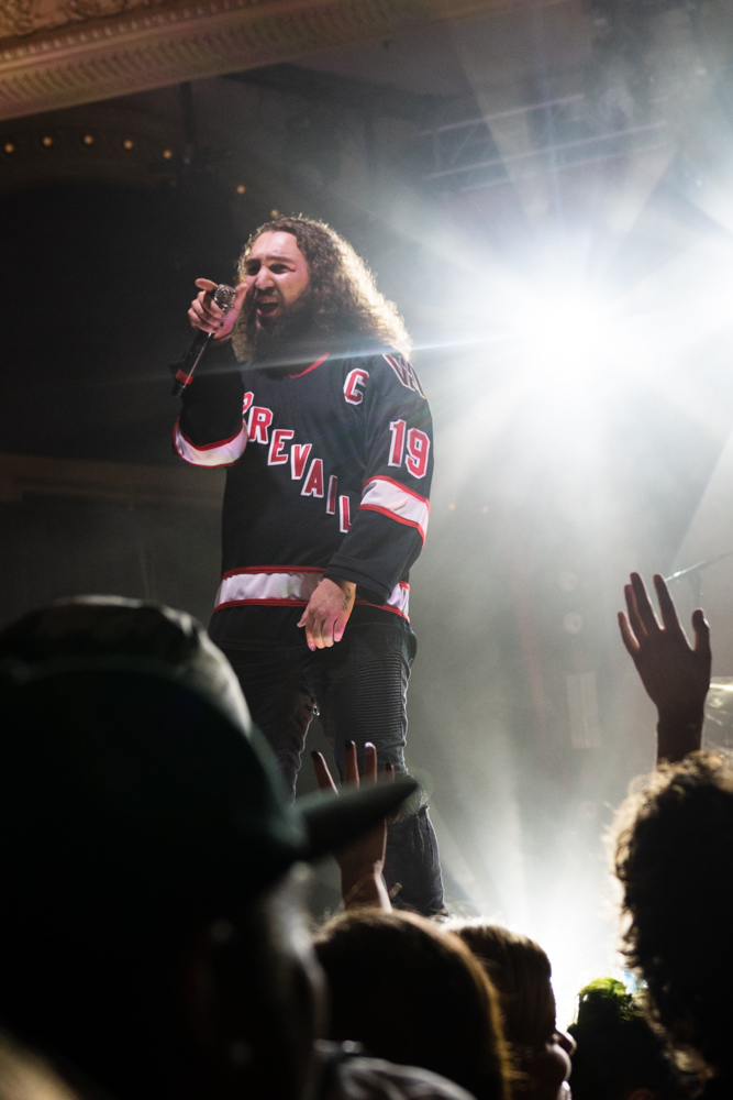 I Prevail, Crystal Ballroom, photo by Joe Bitters