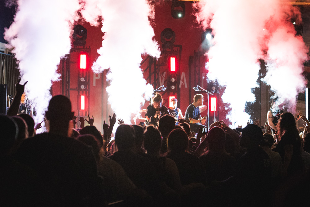 I Prevail, Crystal Ballroom, photo by Joe Bitters