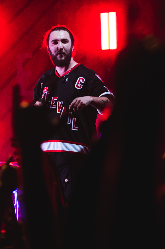 I Prevail, Crystal Ballroom, photo by Joe Bitters