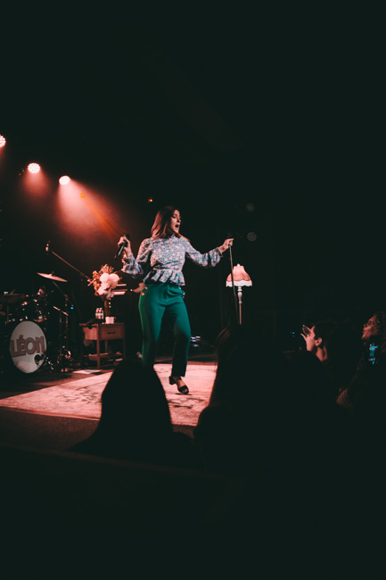 LÉON, Wonder Ballroom, photo by Jackson Pickard