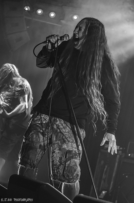 Obituary, Crystal Ballroom, photo by Kevin Pettigrew