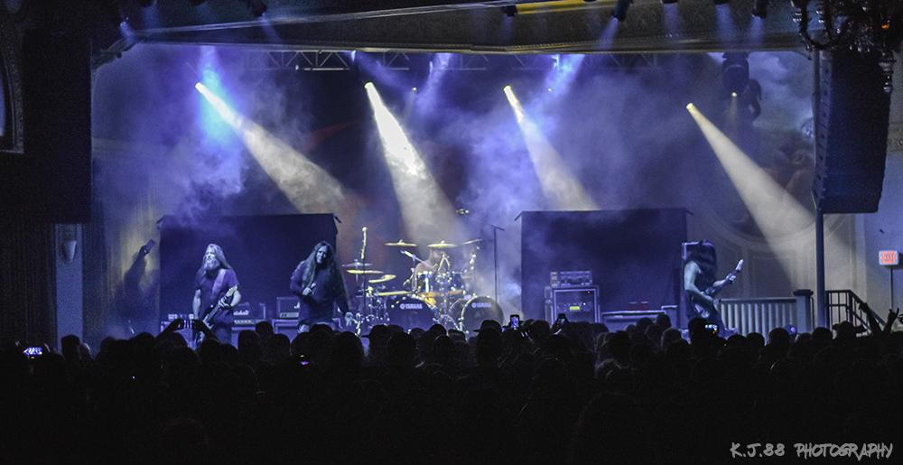 Obituary, Crystal Ballroom, photo by Kevin Pettigrew