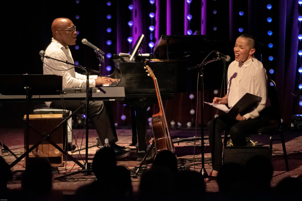 Darrell Grant, Edna Vazquez, Alberta Rose Theatre, photo by Miri Stebivka