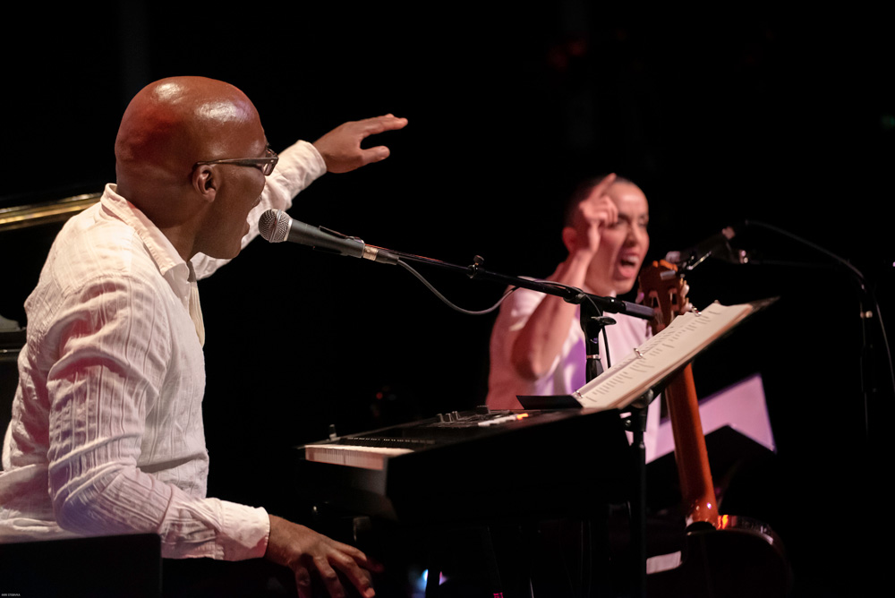 Darrell Grant, Edna Vazquez, Alberta Rose Theatre, photo by Miri Stebivka