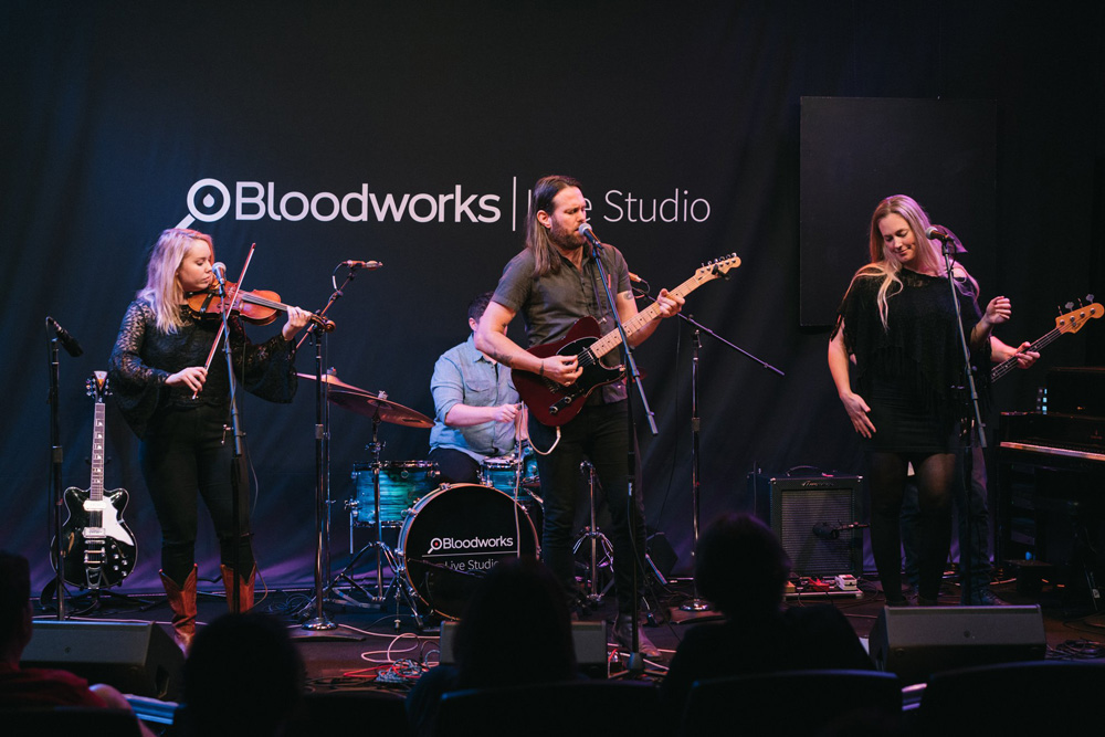 The Get Ahead, Bloodworks Live Studio, KINK, Vortex Music Magazine, photo by KINK