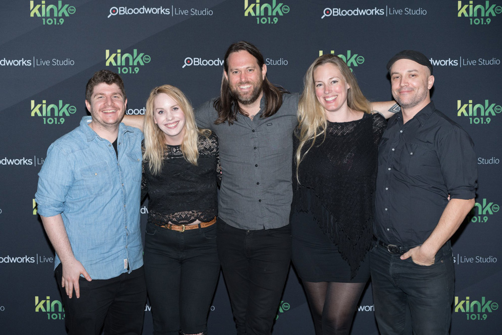 The Get Ahead, Bloodworks Live Studio, KINK, Vortex Music Magazine, photo by KINK