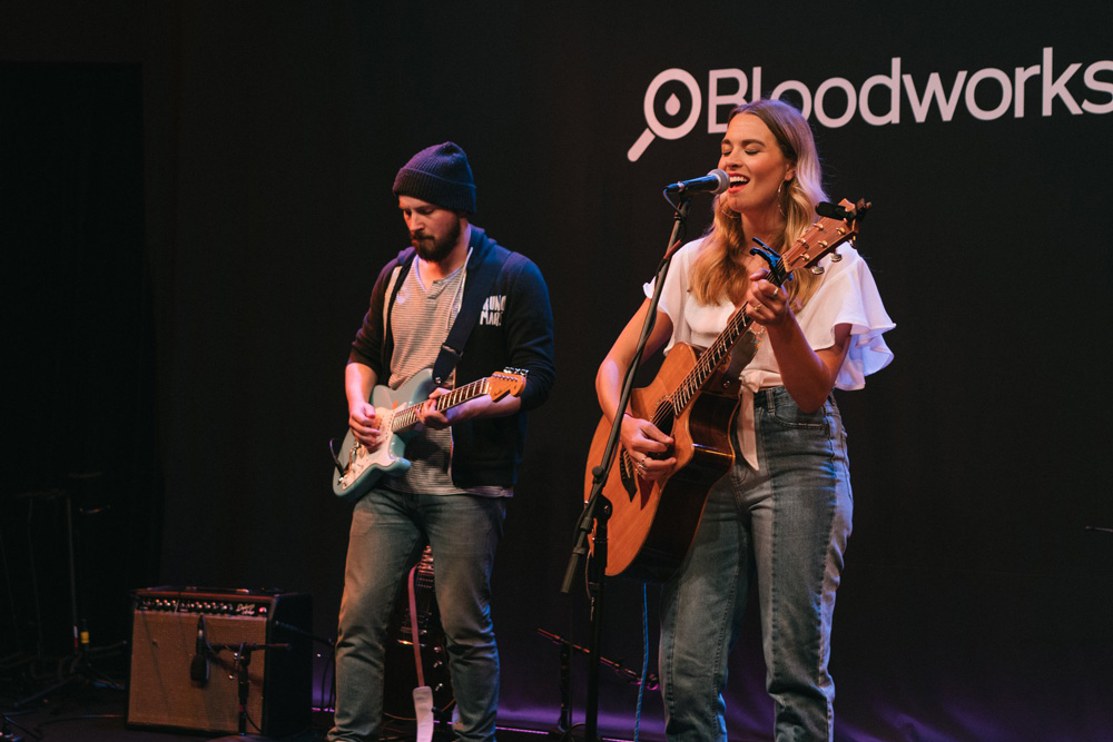 Haley Johnsen, Bloodworks Live Studio, KINK, Vortex Music Magazine, photo by KINK