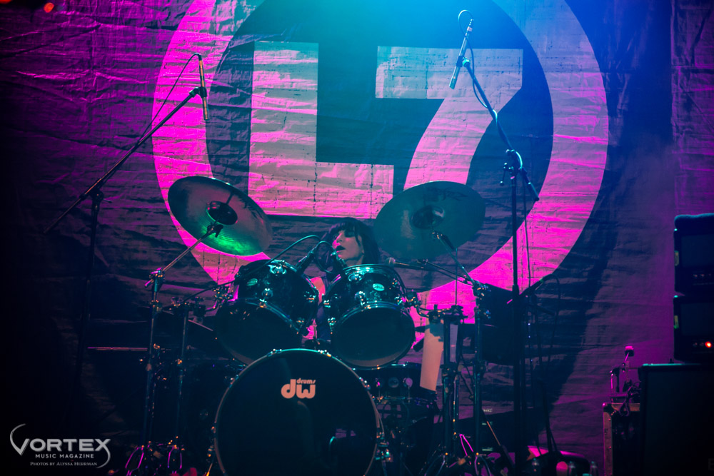 L7, Crystal Ballroom, photo by Alyssa Herrman