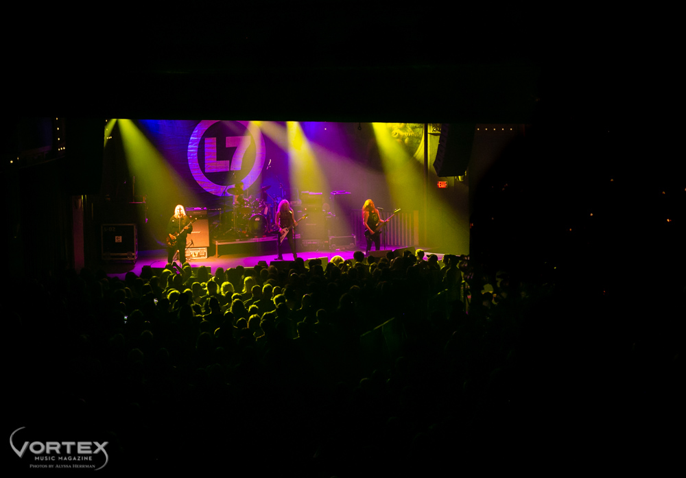 L7, Crystal Ballroom, photo by Alyssa Herrman