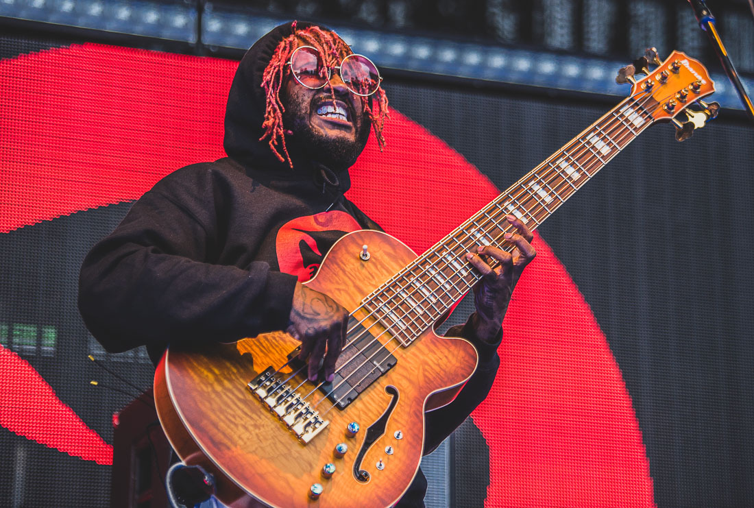Thundercat, Edgefield Amphitheater, photo by Henry Ward