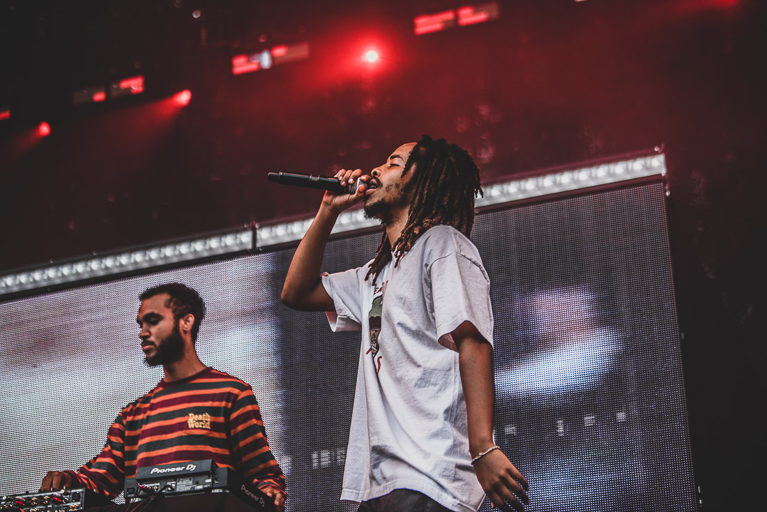 Earl Sweatshirt, Edgefield Amphitheater, photo by Henry Ward