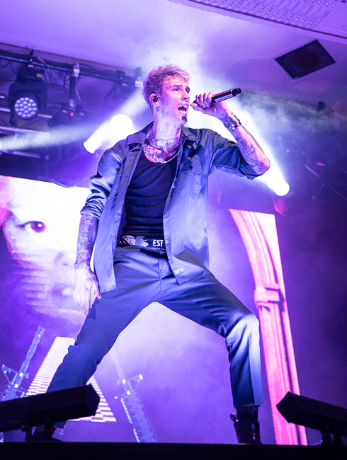 Machine Gun Kelly, Crystal Ballroom, photo by Sal Barragan