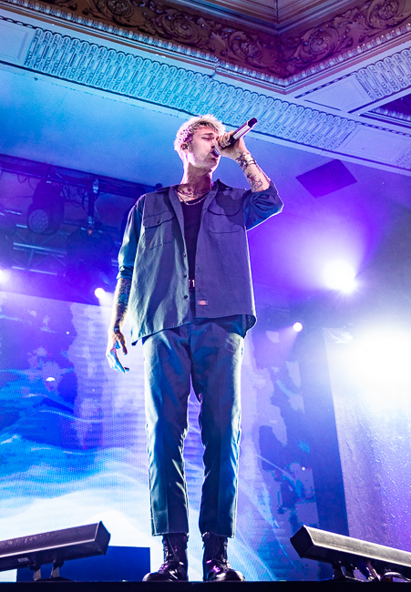 Machine Gun Kelly, Crystal Ballroom, photo by Sal Barragan