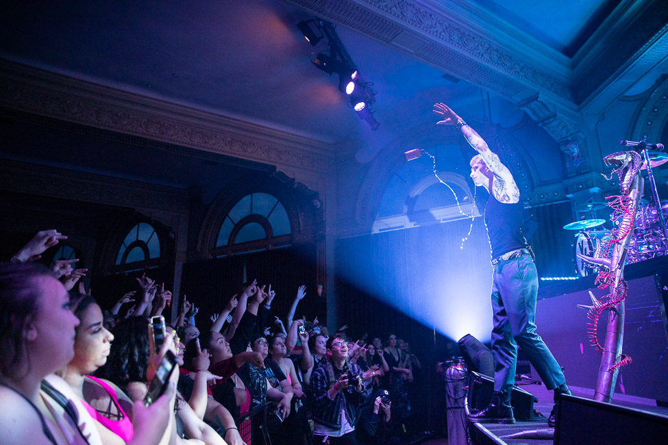 Machine Gun Kelly, Crystal Ballroom, photo by Sal Barragan