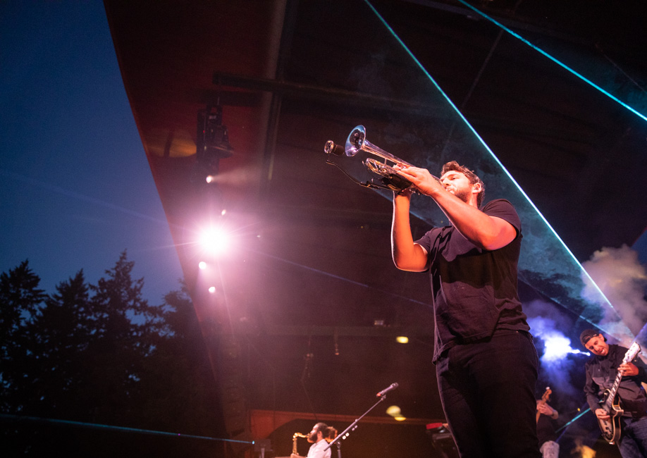 Rebelution, Cuthbert Amphitheater, photo by Sal Barragan