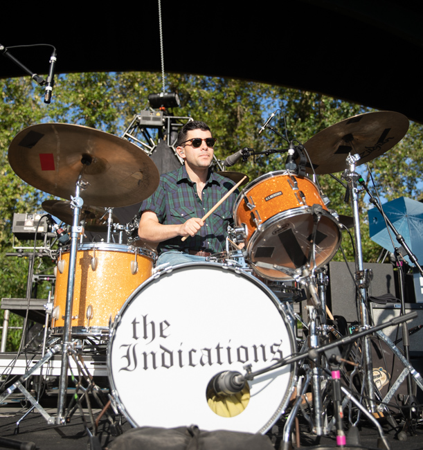 Durand Jones & The Indications, Cuthbert Amphitheater, photo by Sal Barragan