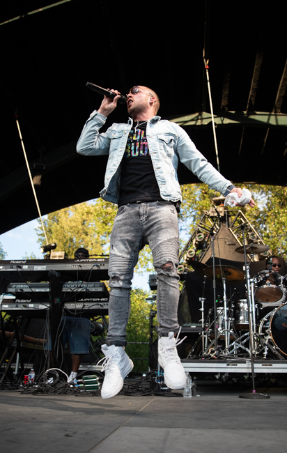 Collie Buddz, Cuthbert Amphitheater, photo by Sal Barragan