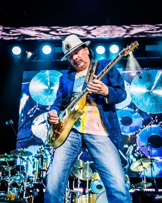 Santana, White River Amphitheatre, photo by Miguel Padilla