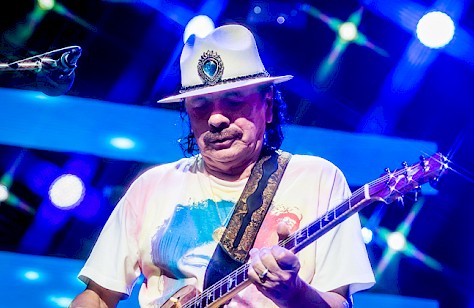 Santana, White River Amphitheatre, photo by Miguel Padilla