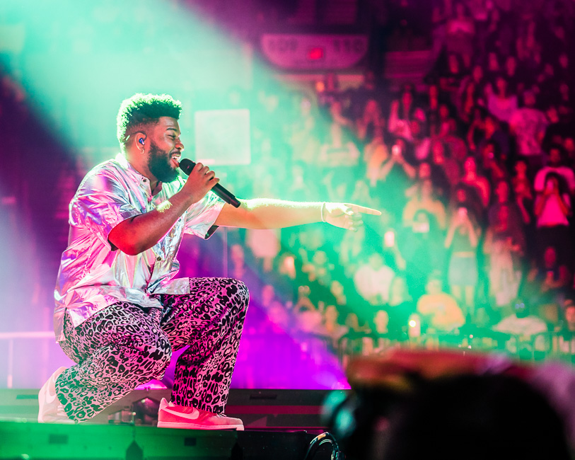 Khalid, Moda Center, photo by Miguel Padilla