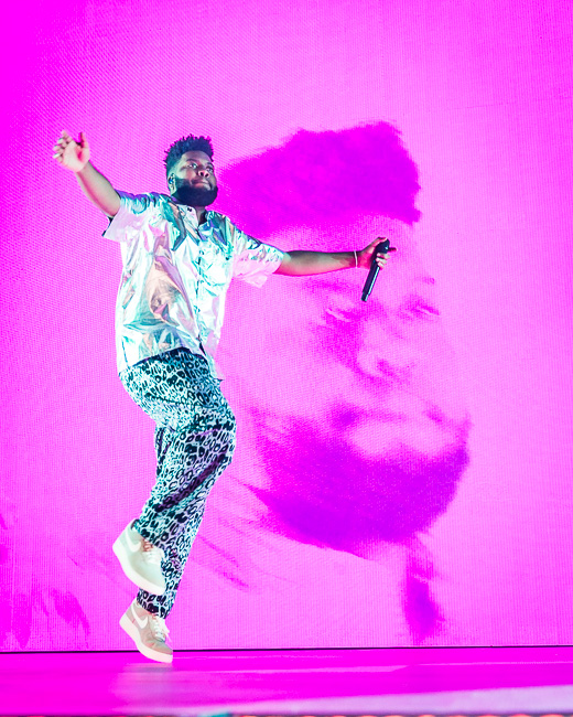 Khalid, Moda Center, photo by Miguel Padilla