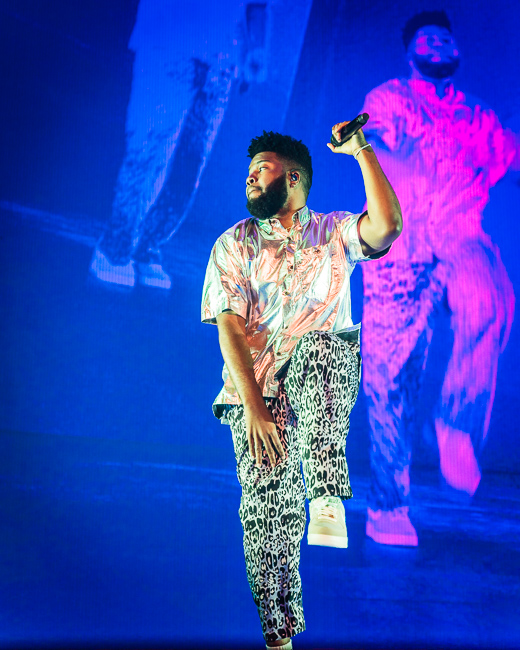 Khalid, Moda Center, photo by Miguel Padilla