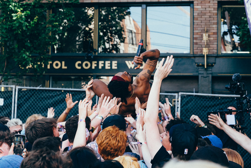 Jpegmafia, Capitol Hill Block Party, photo by Noah Grabe