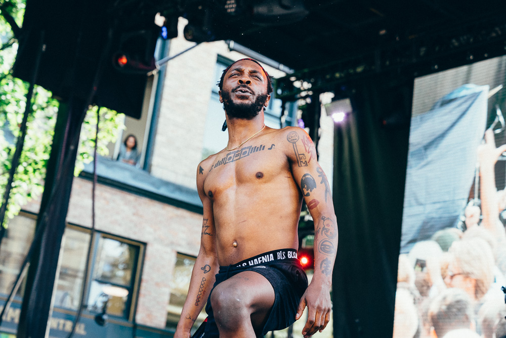 Jpegmafia, Capitol Hill Block Party, photo by Noah Grabe