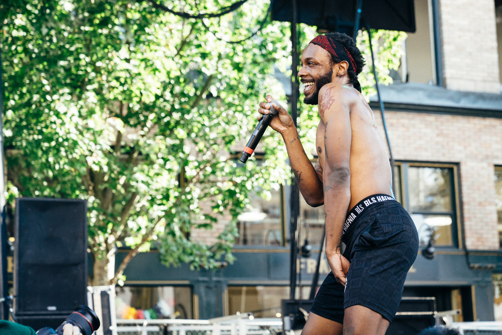 Jpegmafia, Capitol Hill Block Party, photo by Noah Grabe