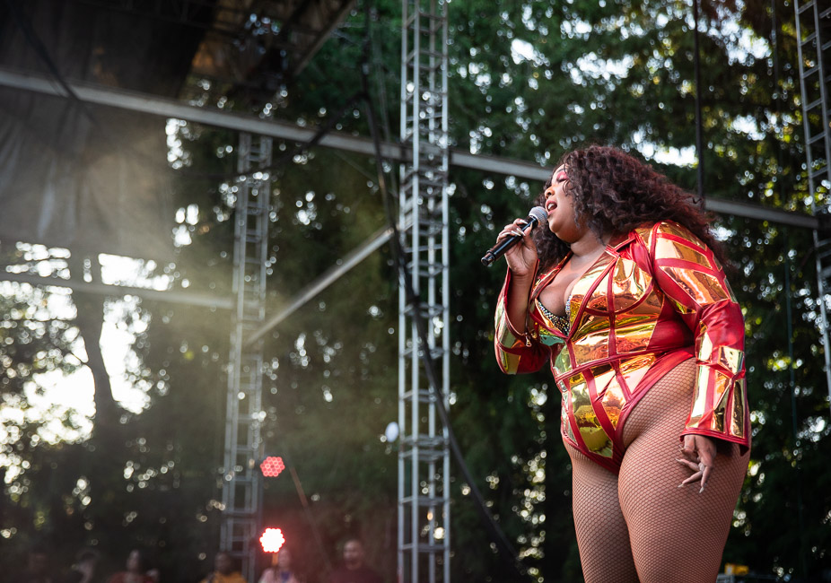 Lizzo, Edgefield Amphitheater, photo by Sal Barragan