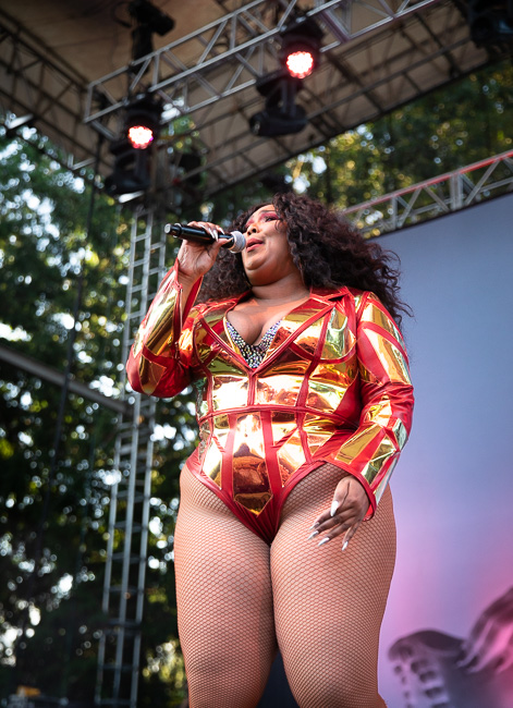 Lizzo, Edgefield Amphitheater, photo by Sal Barragan