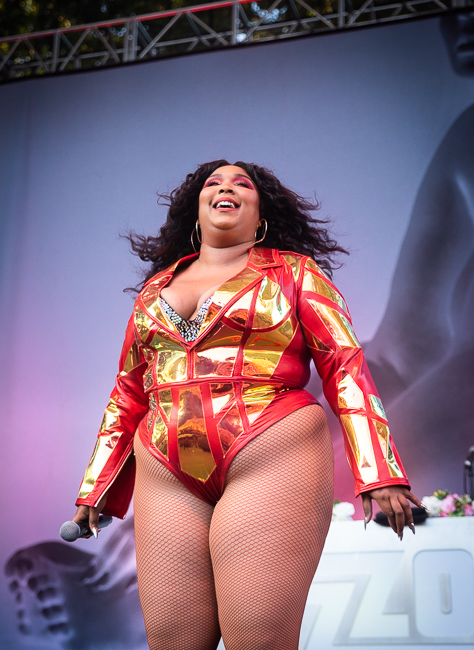 Lizzo, Edgefield Amphitheater, photo by Sal Barragan