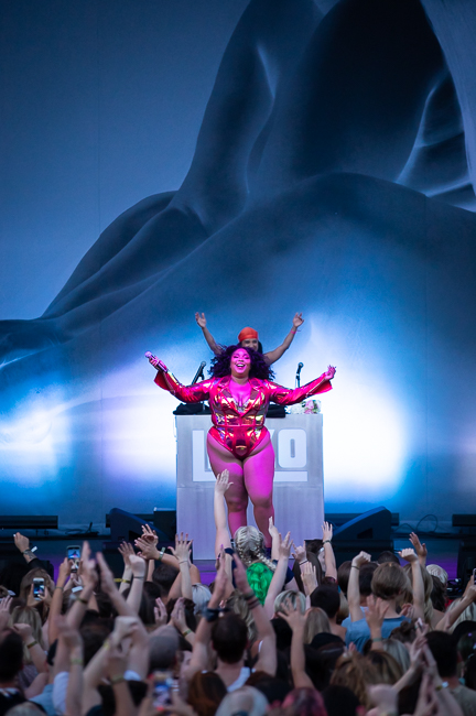 Lizzo, Edgefield Amphitheater, photo by Sal Barragan