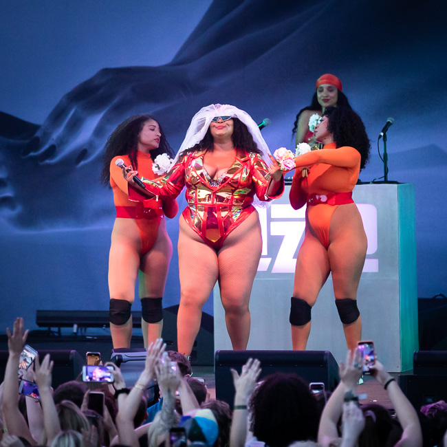 Lizzo, Edgefield Amphitheater, photo by Sal Barragan