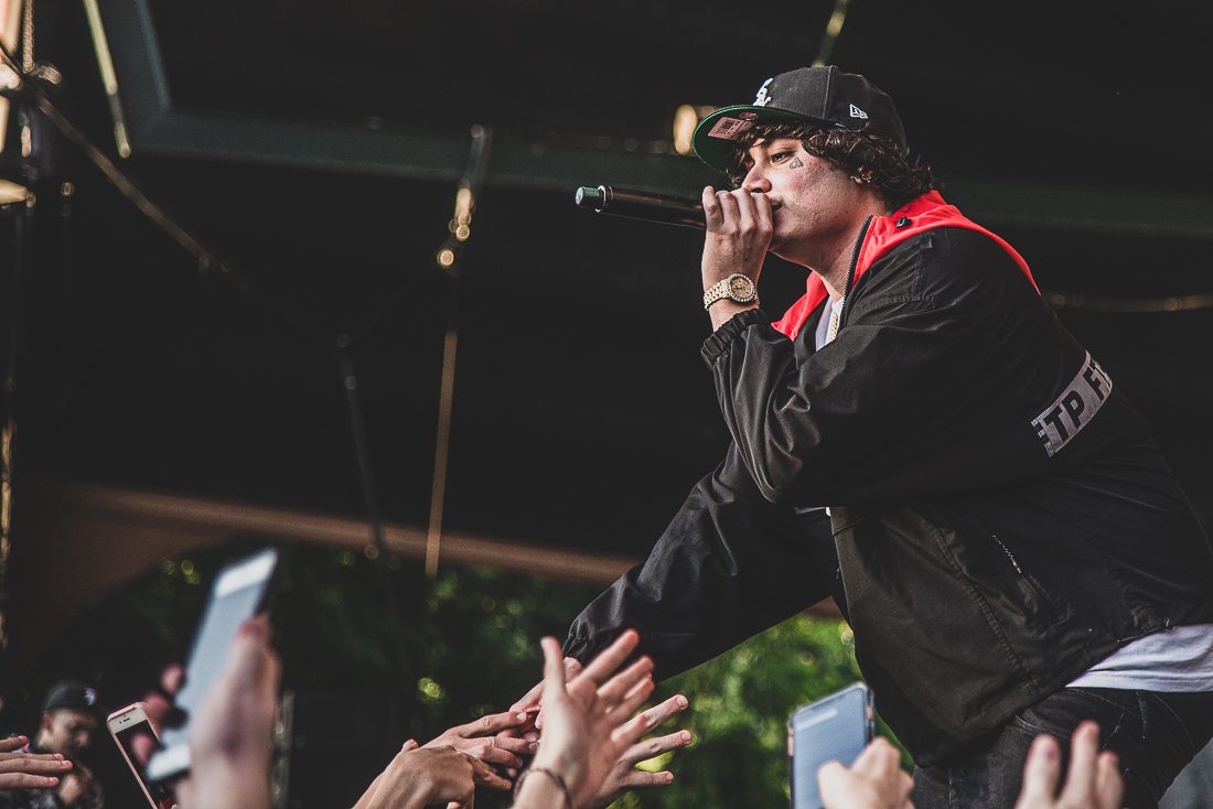 Shoreline Mafia, Cuthbert Amphitheater, photo by Henry Ward