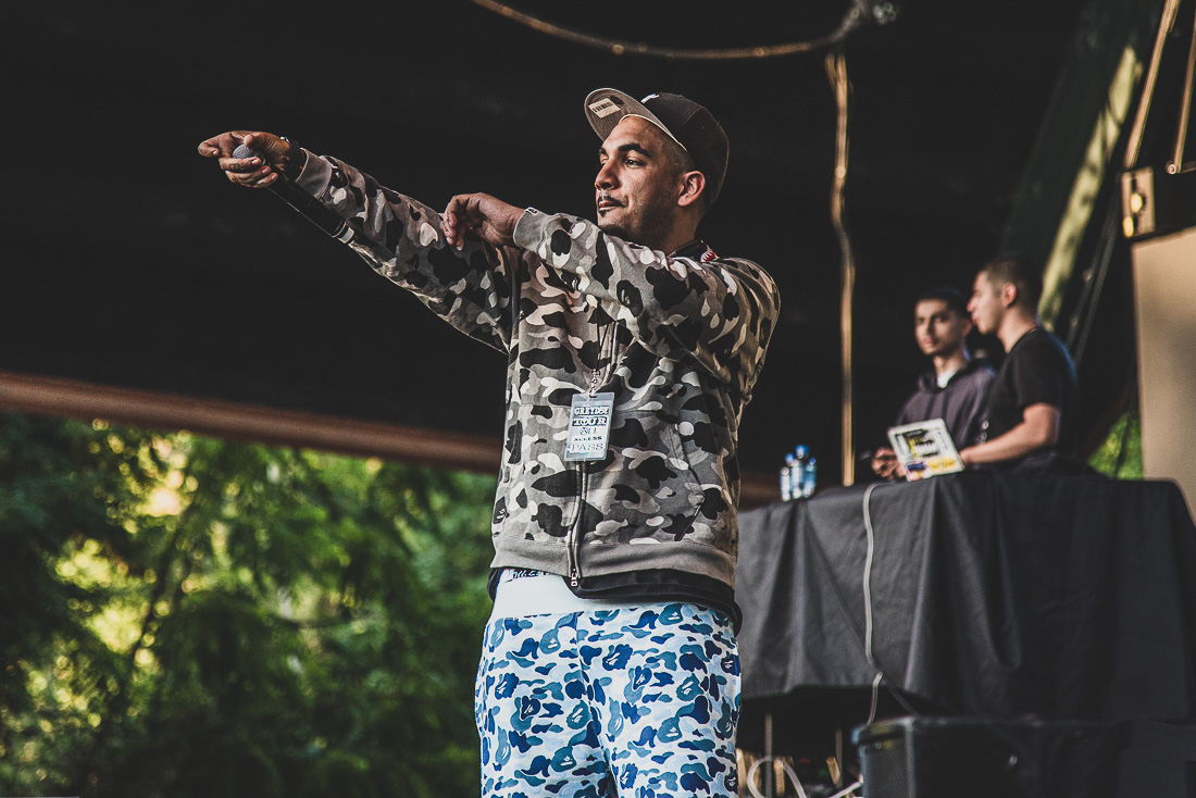 Shoreline Mafia, Cuthbert Amphitheater, photo by Henry Ward
