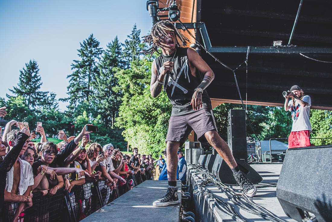 City Morgue, Cuthbert Amphitheater, photo by Henry Ward