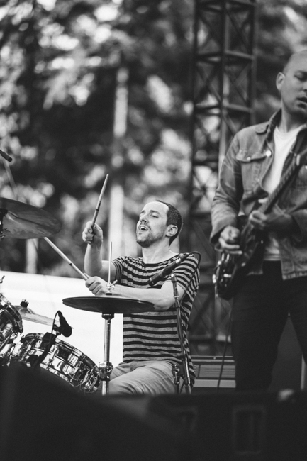 The Helio Sequence, Oregon Zoo Amphitheatre, photo by Daniel Stindt