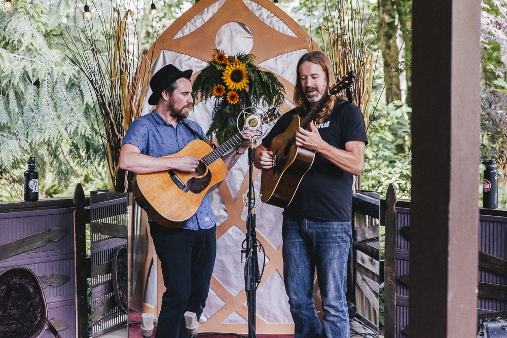 Tyler Grant, Kellen Asebroek, Horning's Hideout, Northwest String Summit, photo by Blake Sourisseau