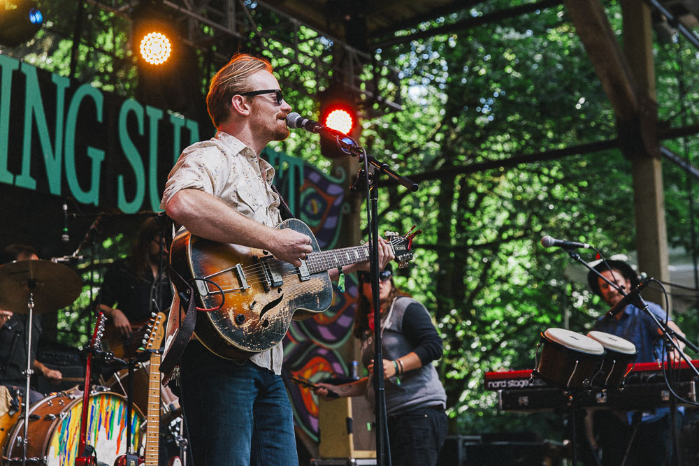 Fruition, Jay Cobb Anderson, Horning's Hideout, Northwest String Summit, photo by Blake Sourisseau
