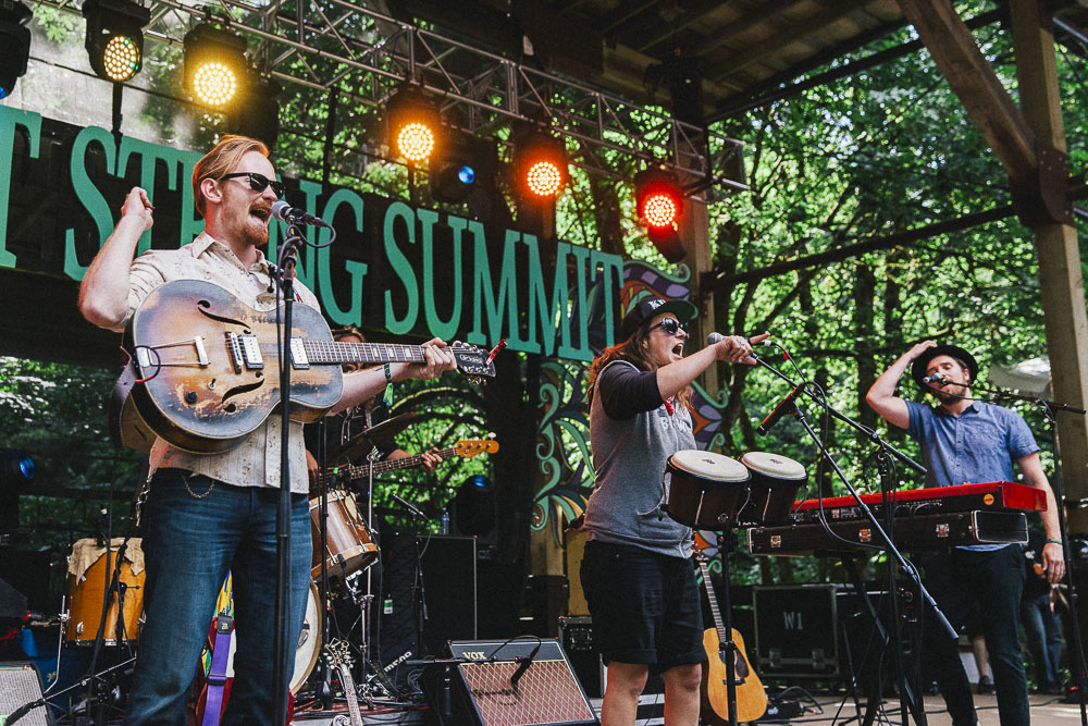 Fruition, Horning's Hideout, Northwest String Summit, photo by Blake Sourisseau