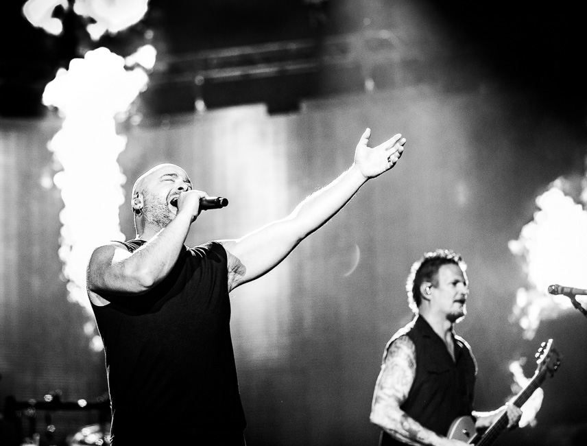 Disturbed, Moda Center, photo by Sal Barragan