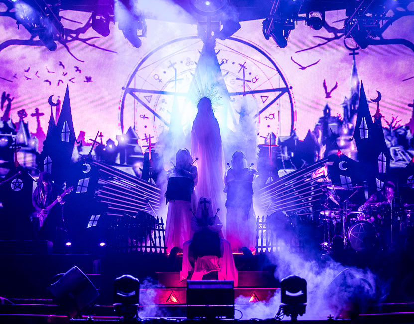 In This Moment, Moda Center, photo by Sal Barragan