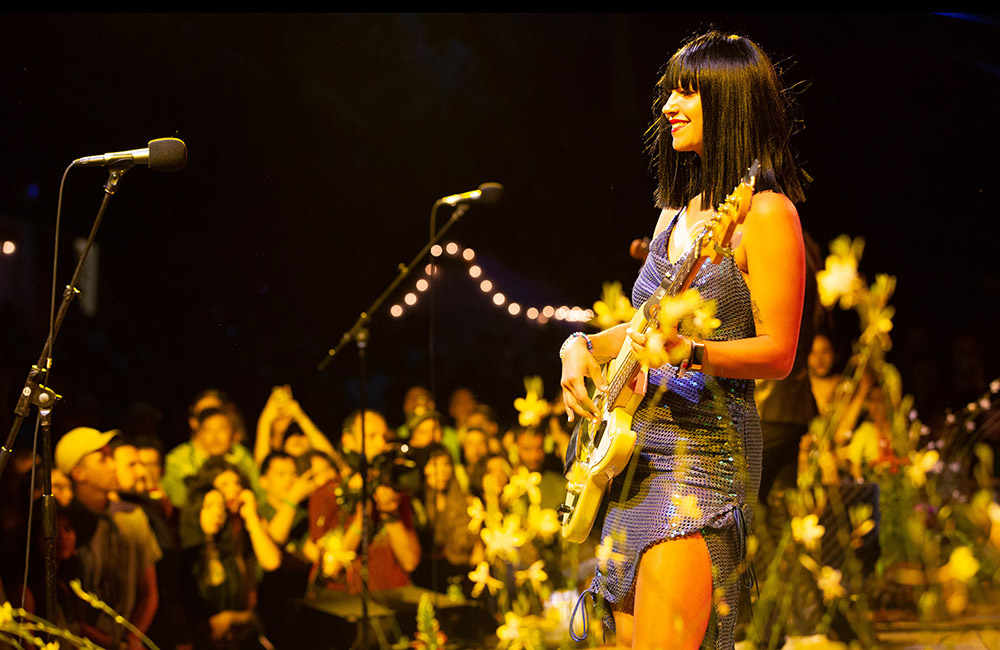 Khruangbin, Pickathon, photo by Joe Duquette
