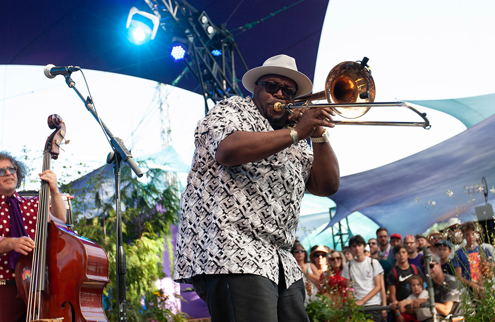 Preservation Hall Jazz Band, Pickathon, Pendarvis Farm, photo by Joe Duquette
