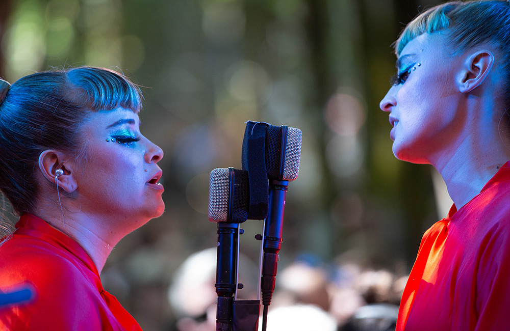 Lucius, Pickathon, Pendarvis Farm, photo by Joe Duquette