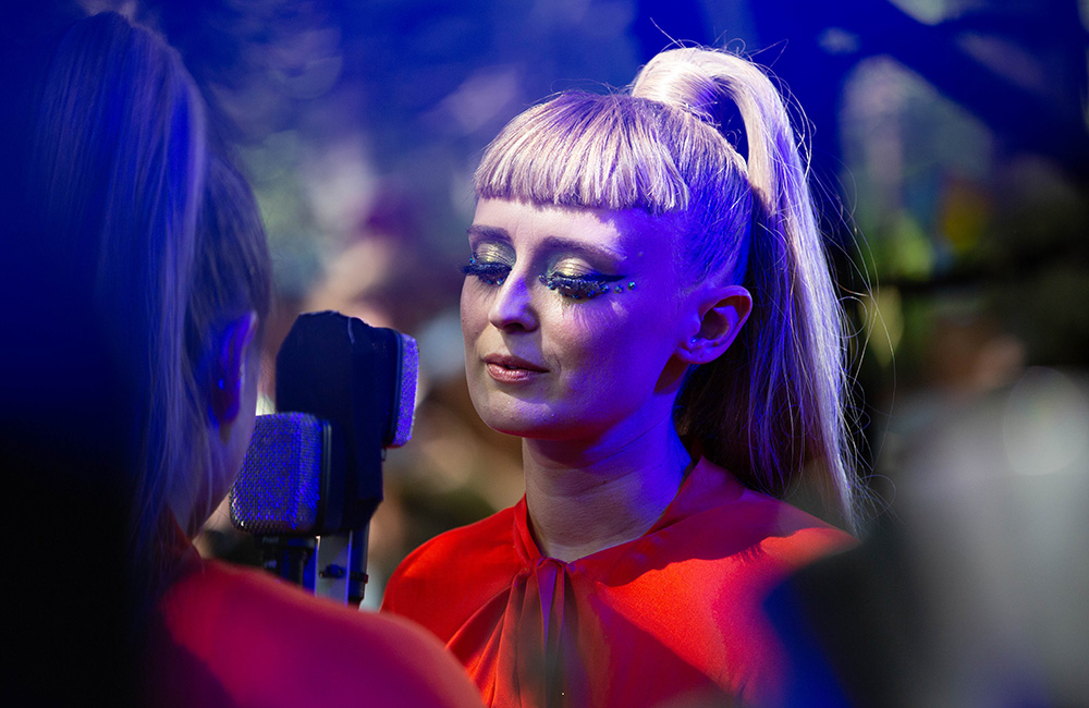 Lucius, Pickathon, Pendarvis Farm, photo by Joe Duquette