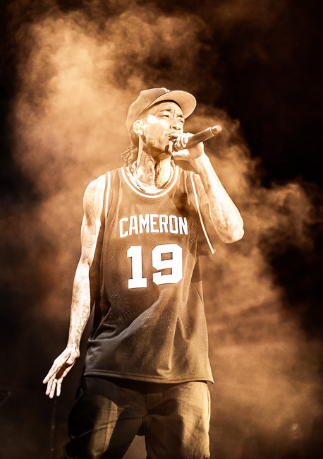 Wiz Khalifa, Sunlight Supply Amphitheater, photo by Sal Barragan
