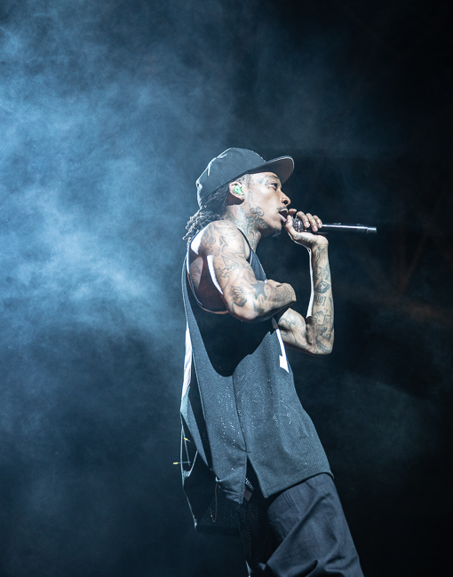 Wiz Khalifa, Sunlight Supply Amphitheater, photo by Sal Barragan