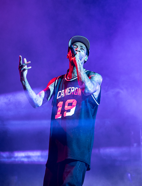 Wiz Khalifa, Sunlight Supply Amphitheater, photo by Sal Barragan